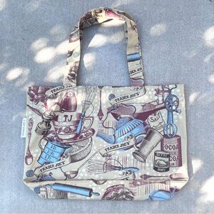 Vintage Trader Joe’s Canvas Bag Reusable Shopping Bag Baking/Cooking